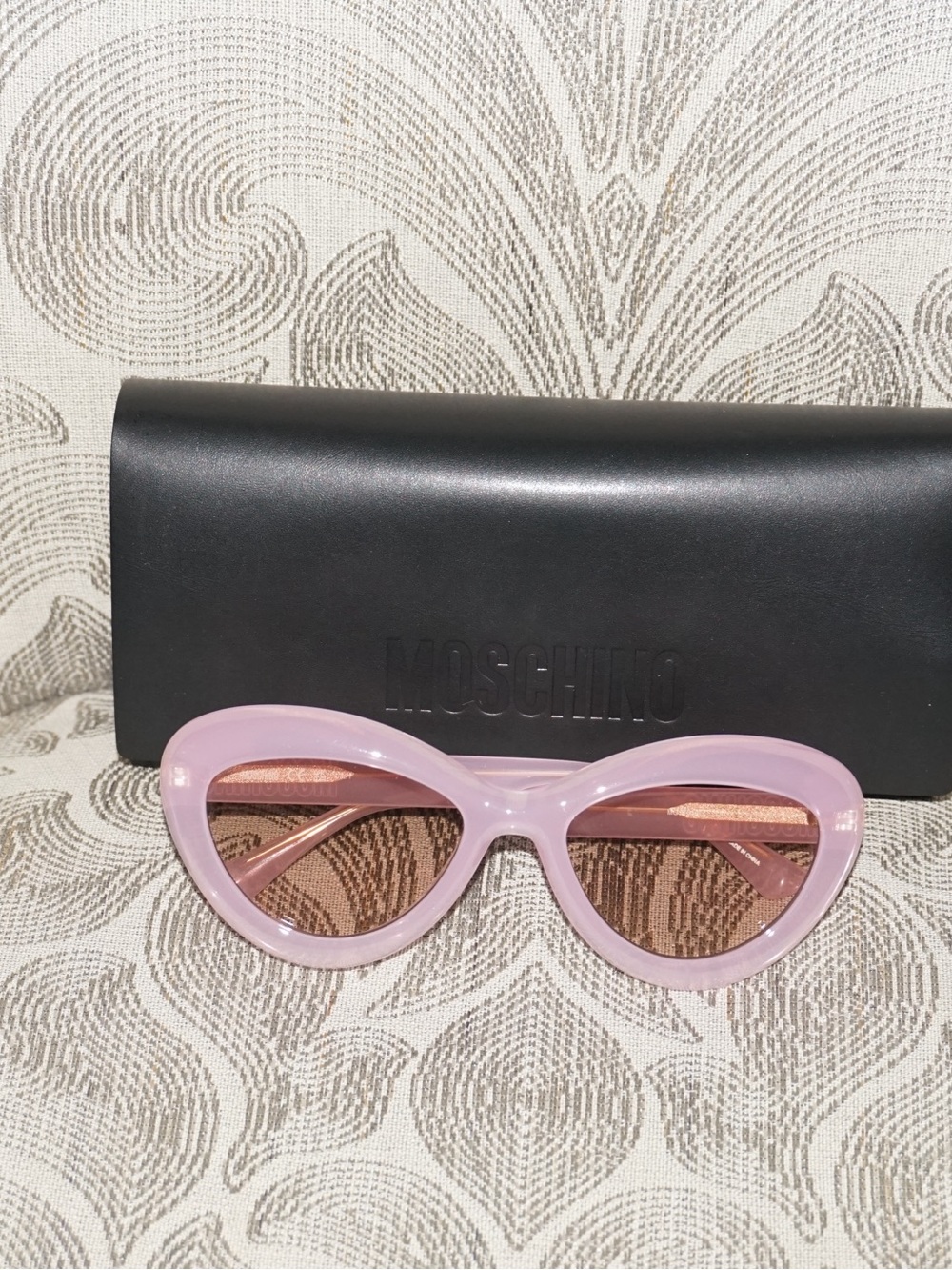 Moschino Light Pink Cat-Eye Sunglasses